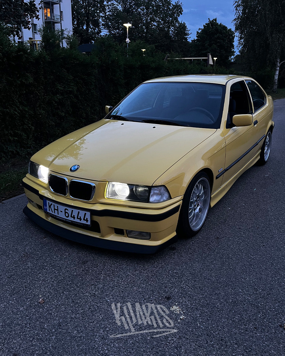 E36 priekšējā bampera lūpa