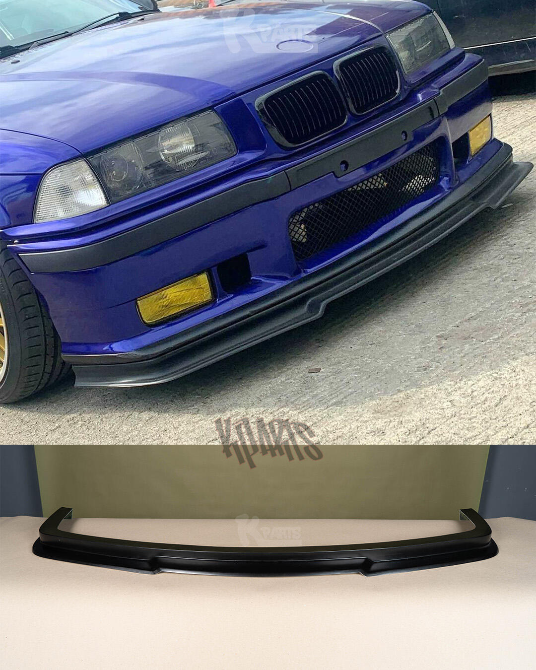 E36 M3 front bumper GTR splitter