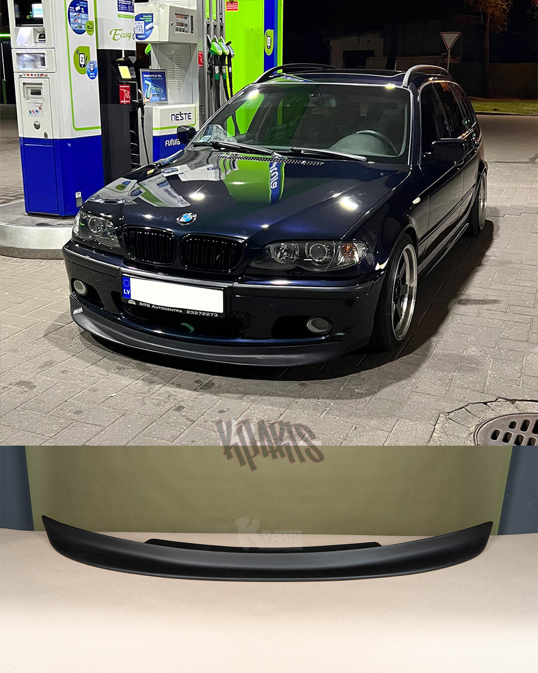 E46 front bumper CSL splitter