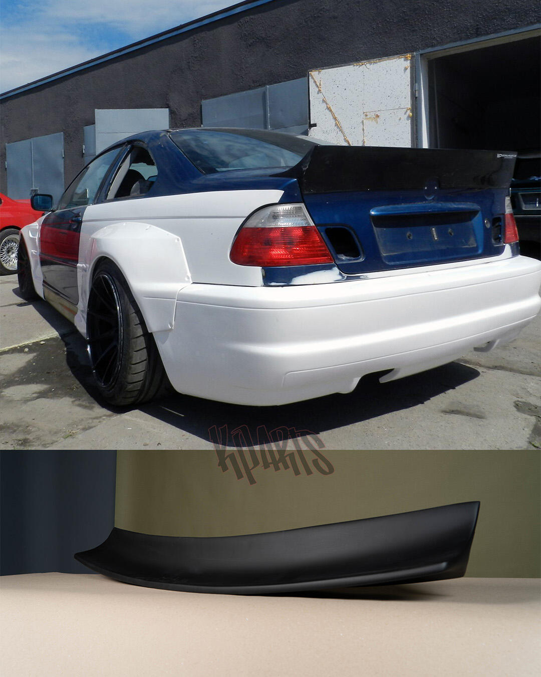 E46 Ducktail trunk spoiler