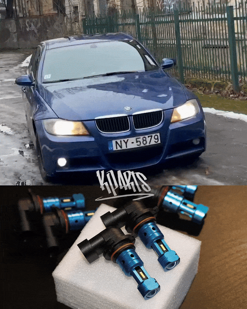 Strobe mirgojošās miglas spuldzes